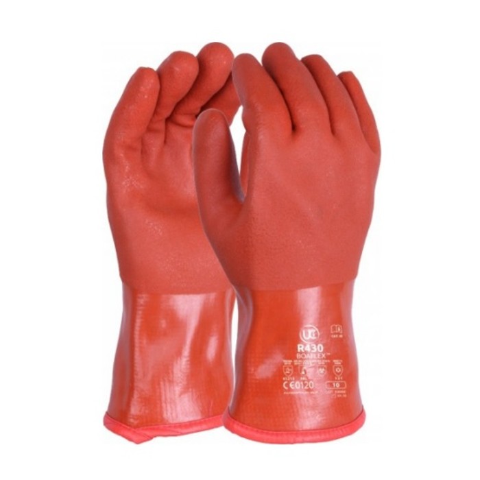 UCi R430 BoaFlex Cold Weather Chemical-Resistant Double-Dipped PVC Gloves